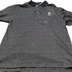 Vintage Foursome Grumpy Button Up Polo Embroidered Shirt Size XL